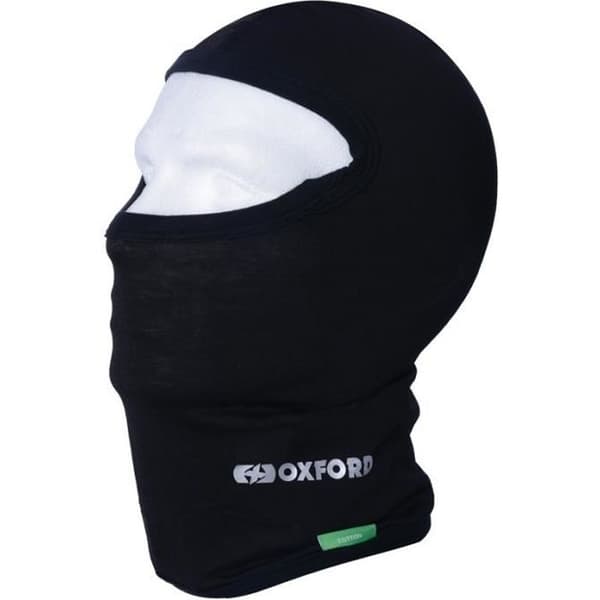 Oxford bomull motorcykel balaclava - svart - TU