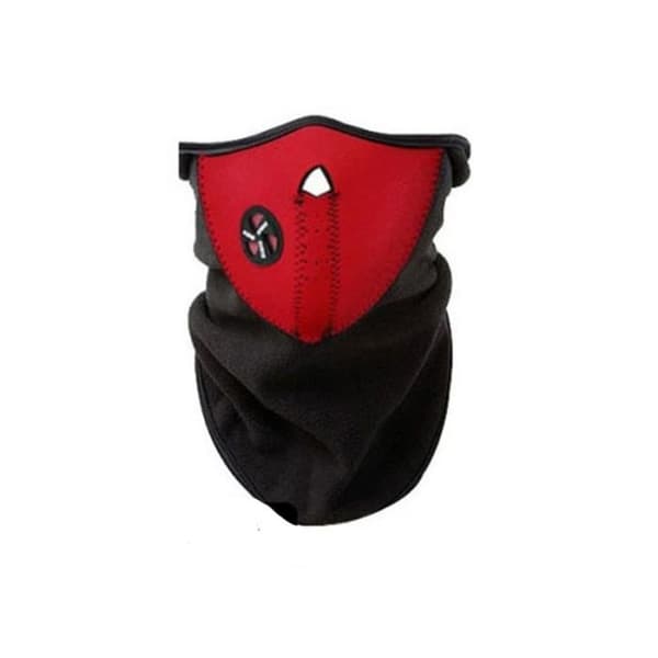 1st skyddande ansiktsmask unisex vinterbandana Cykelhals damask Motorcykel turtleneck Utomhussport Vindtät fleece varm röd