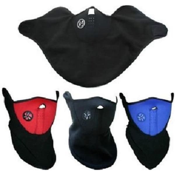 1st skyddande ansiktsmask unisex vinterbandana Cykelhals damask Motorcykel turtleneck Utomhussport Vindtät fleece varm röd