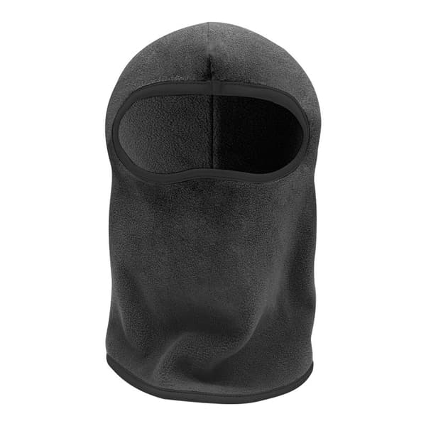 INF Vinter Fleece Balaclava - Cykel Ansigtsmaske til Koldt Vejr Sort+grå