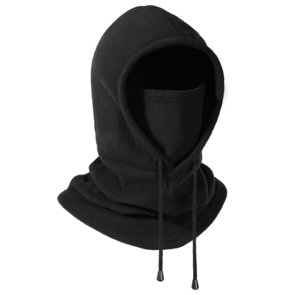 INF Tuulenpitävä kypärämyssy/balaclava - musta