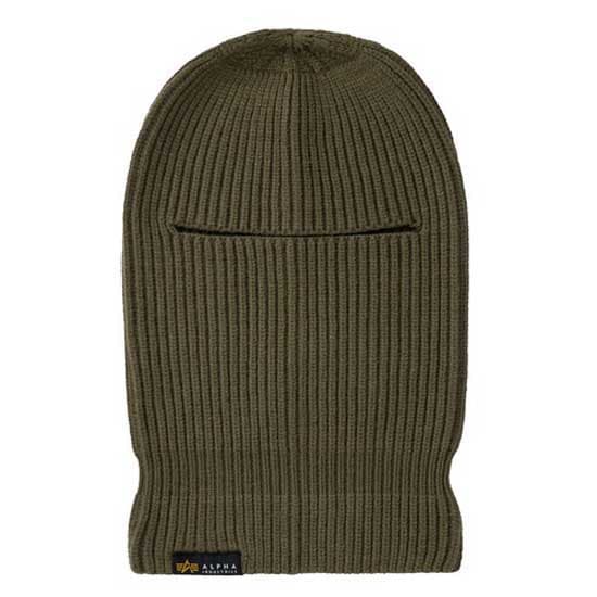 Alpha Industries Label Elefanthue Grøn  Mand
