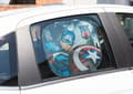 Miniatyrbild 2 av 5: Sidoverdrag - Tataway - Captain America - 44x35 cm - UV-skydd - Sugpropp