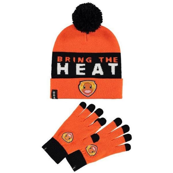 Hatt och handskar CYPBrands Pokémon Charmander