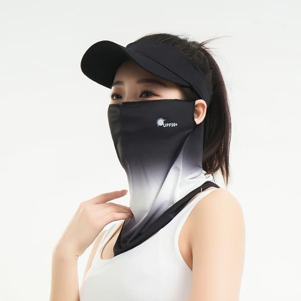 INF Sommar Utomhus Cykling Ansiktsmask Svart