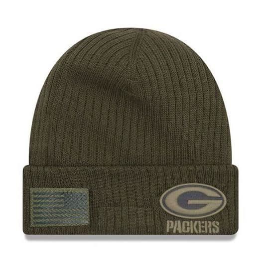 Mössa - Green Bay Packers - SALUTE TO SERVICE - Dubbel fleece - One size - Vinter