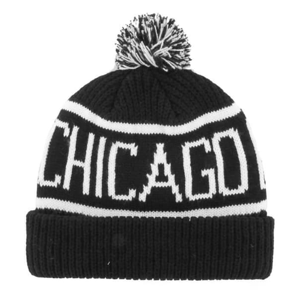 Tröja - 47 Brand - CALGARY Chicago Blackhawks svart - Vuxen Man - 100% akryl - Höst / Vinter