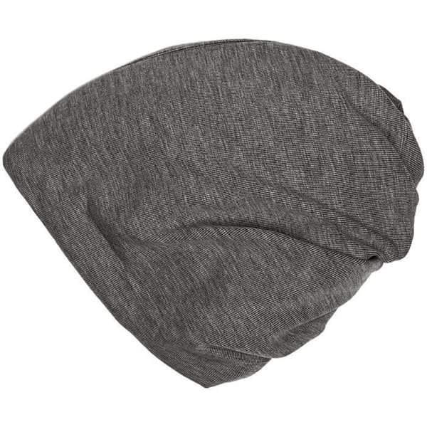 MSTRDS Rib 2in1 Beanie Bonnet, Grå (ht. Kol), One Size Unisex - 10548-5031