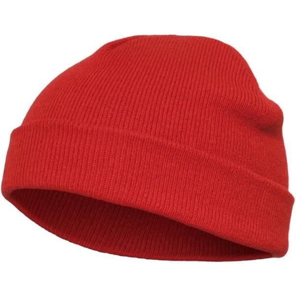 Mössa - YUPOONG - Tungvikt - Vinter - Röd - 100% hypoallergen akryl