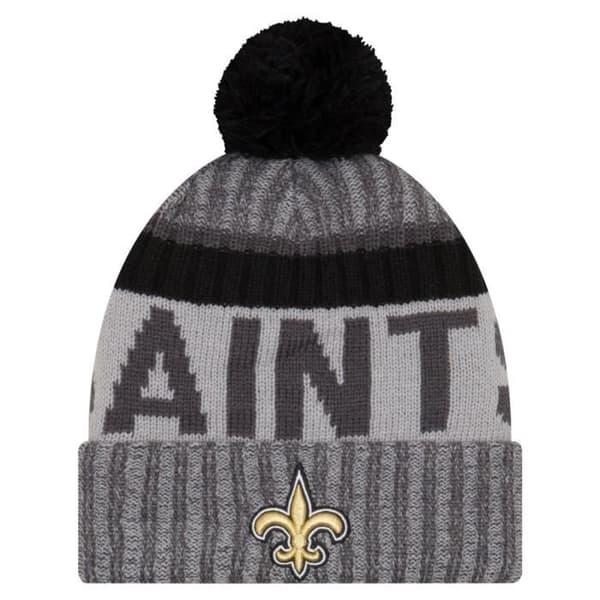 Vintermössa - New Era - NFL SIDELINE 2017 - Vit och Svart - Fleecefoder