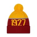Miniatyrbild 2 av 2: AS Roma Sport Pompom Hat New Era One Size Mörkröd Gul
