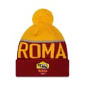 Miniatyrbild 1 av 2: AS Roma Sport Pompom Hat New Era One Size Mörkröd Gul