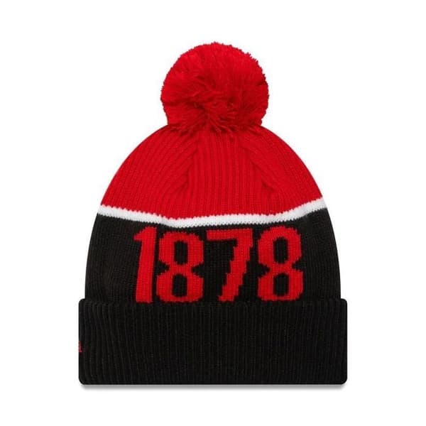 Svart stickad pomponmössa Manchester United FC Sport New Era One Size