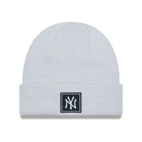 Mössa - New Era - NY - Beige - 100% akryl - Barn Kille