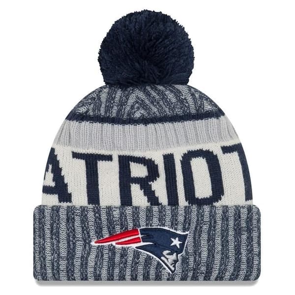 NEW ERA New England Patriots NFL sideline sport stickad boblehatt [navy]