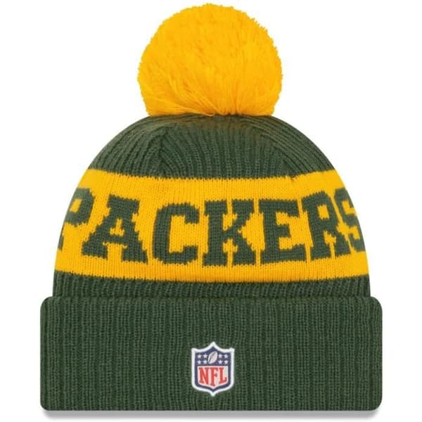 New Era NFL på Plan Linje av Touch Bonnet - Grön Bay Packare