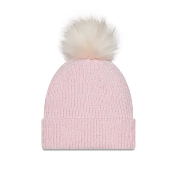 Bonneter NEW ERA Mlb Wmns Chenille Bobble Beanie Neyyan Beige - Kvinna/Vuxen