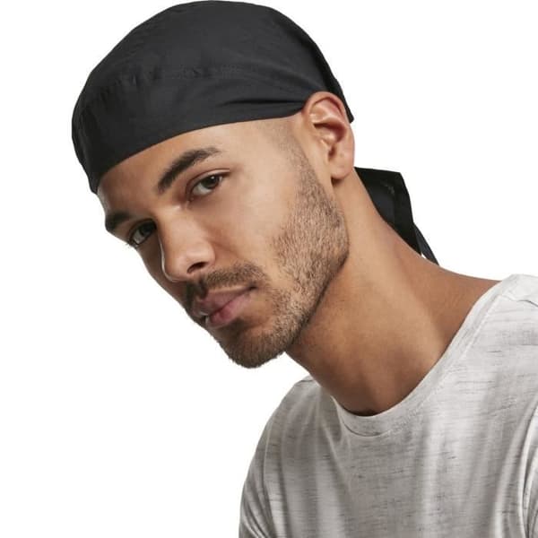 Bandana - Urban Classics - Du-Rag - Svart - 100% Bomull - För män