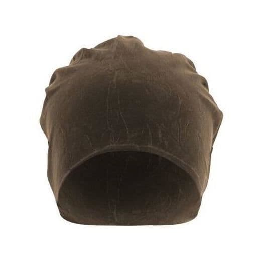 MASTERDIS Stonewashed Long Brown Jersey Beanie URBAN CLASSICS