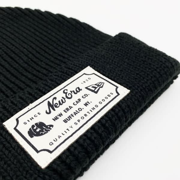 Bonnet Patch New Era Kort Manschett - NE/1/BON/SHORTCUFF/NOIR/573115