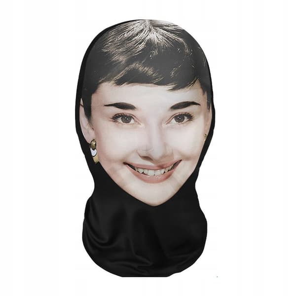 Elefanthue MASK PARTY Ski Motorcykel MIKROFIBER NADUK 3D COSPLAY Hepburn