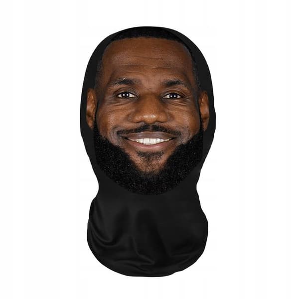 Elefanthue MASK PARTY Ski Motorcykel MIKROFIBER NADUK 3D COSPLAY LeBron