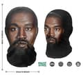 Miniatyrbild 5 av 6: Balaclava MASK PARTY Skidor Motor MICROFIBER NADUK 3D COSPLAY Kobe