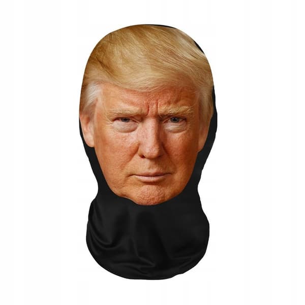Elefanthue MASK FEST Ski Motorcykel MIKROFIBER NADUK 3D COSPLAY Trump2