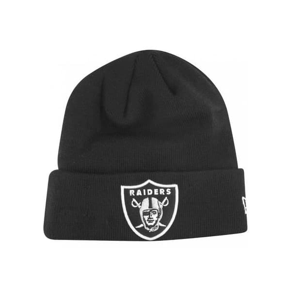 Vinterhatt - New Era - Oakland Raiders - Svart - 100% polyakryl - Vuxen
