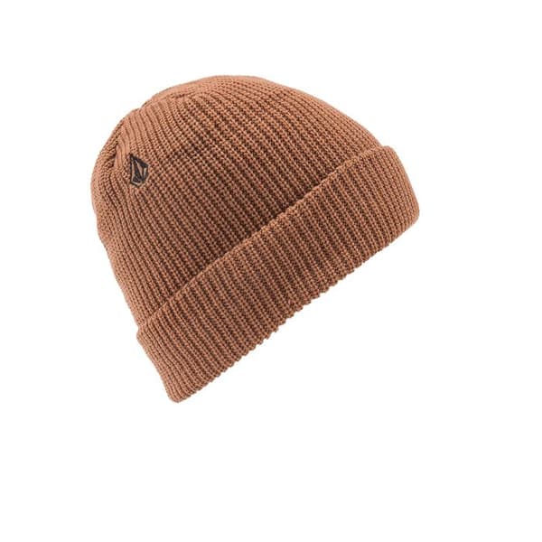 Mössa - Volcom - Full Stone Beanie - Brun - Ribbad väv - One size