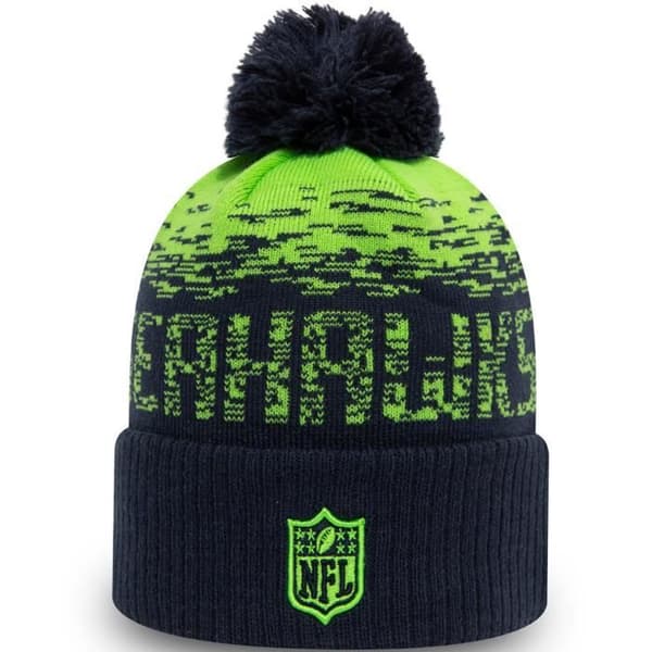 Mössa - New Era - Seattle Seahawks - Unisex - Mörkblå - OSFM - Vinter