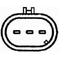 Miniatyrbild 2 av 2: Sensor - HELLA - 6PU 009 121-321 - Svart - 3-polig - Kamaxel