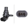 Miniatyrbild 1 av 2: Sensor - HELLA - 6PU 009 121-321 - Svart - 3-polig - Kamaxel