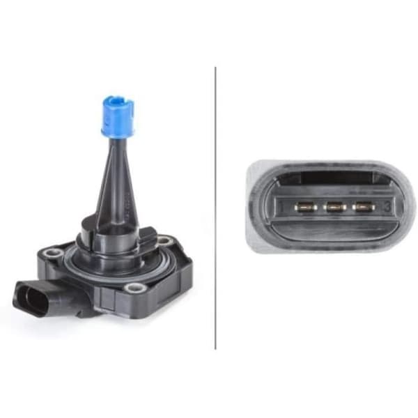 Hella 6PR 013 680-081 Sensor, Motoroljenivå - 3-polig - med Packning