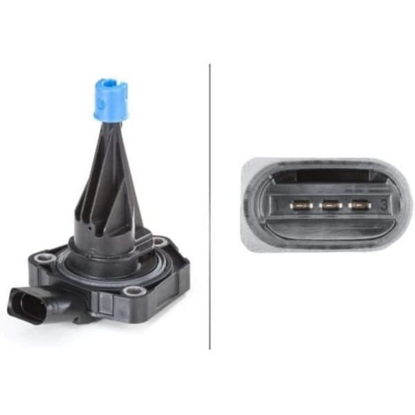 Hella 6PR 013 680-091 Sensor, Oljenivå för Motorn - 3-polig - med Packning