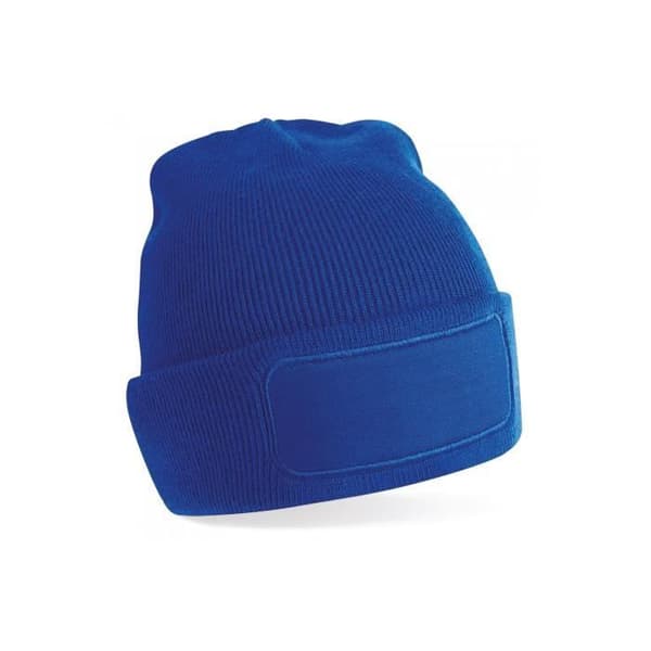 Beechfield Patch Original Beanie - ljus kunglig - TU
