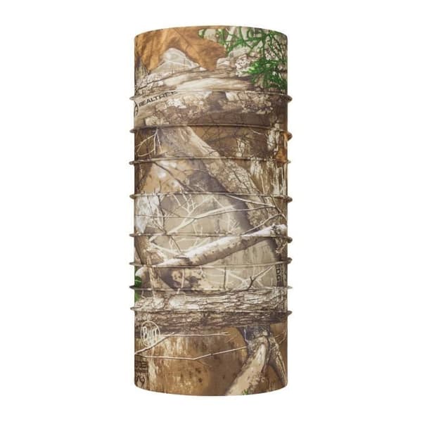 Buff äkta trädkant anti-UV hals damask - brun - TU