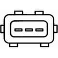 Miniatyrbild 2 av 2: Hella 6PU 009 168-301 Sensor, Kamaxelns Position - 3-polig - Utan packning