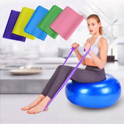 Tränings band / Gummiband för effektiv träning / rosa