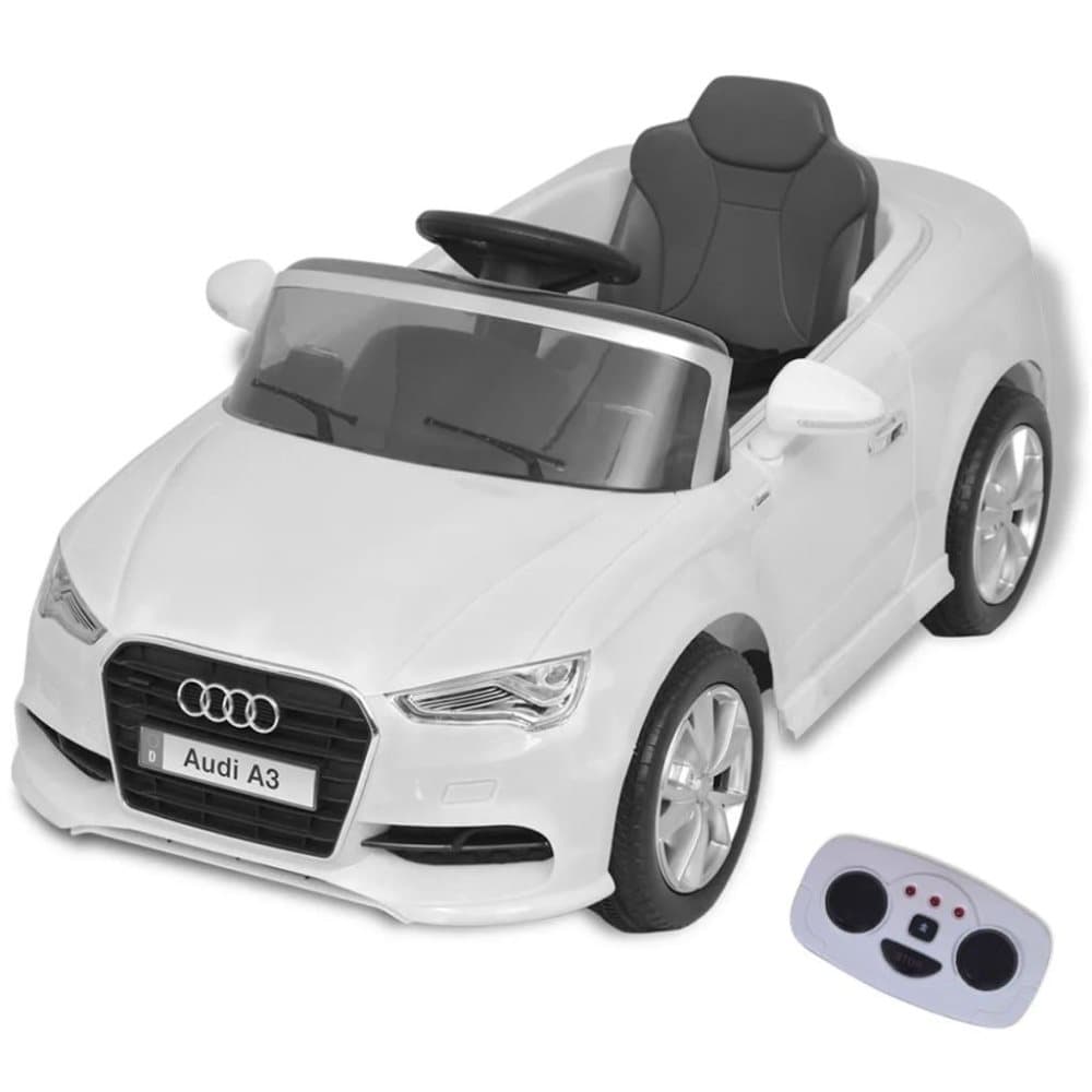 vidaXL elektrisk ride-on bil med fjernbetjening Audi A3 hvid
