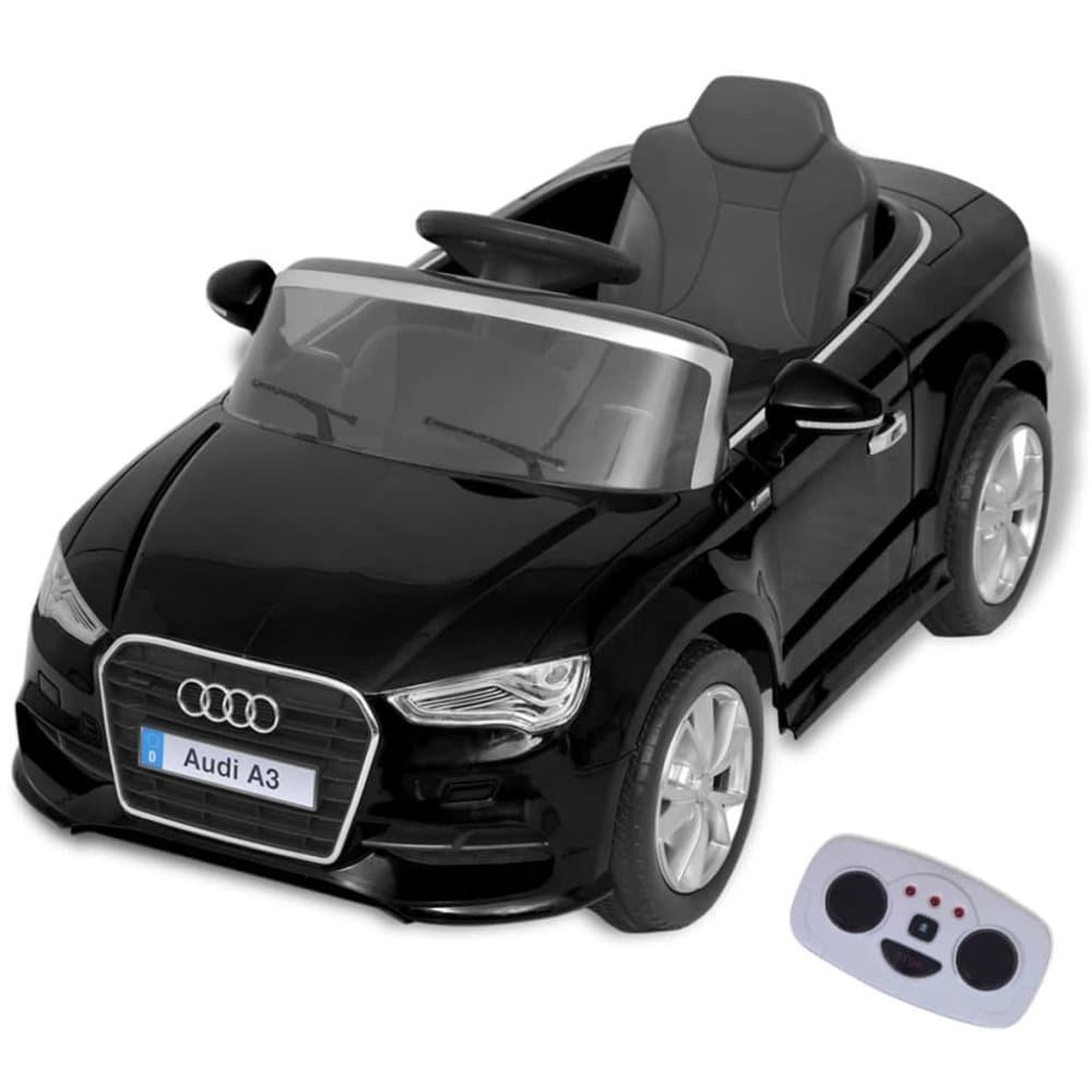 vidaXL elektrisk ride-on bil med fjernbetjening Audi A3 sort