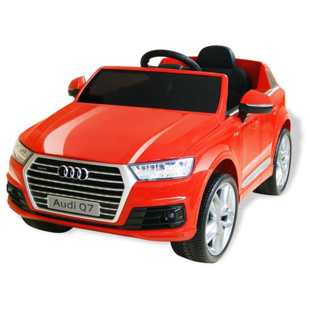 vidaXL Elektrisk åkbil Audi Q7 röd 6 V