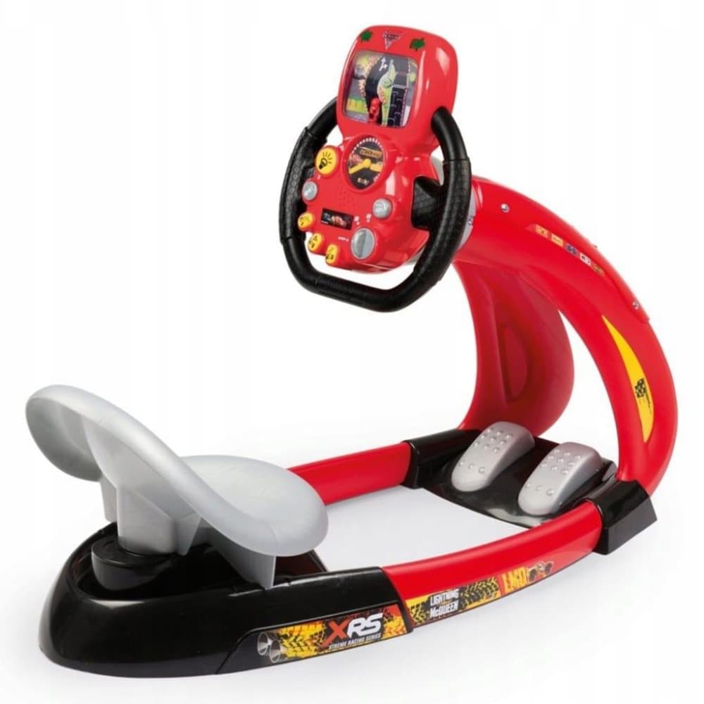 Smoby Bilsimulator Cars XRS V8 röd och svart