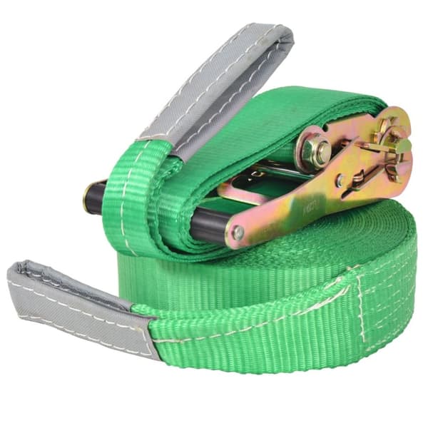 vidaXL slackline 15 m x 50 mm 150 kg grøn
