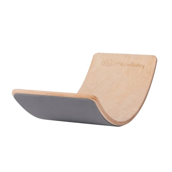 MeowBaby Balancebræt til Børn, Balance Board med Filt