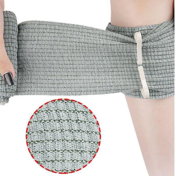 Elastiskt kompressionsbandage benkompressionshylsa för sport