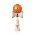 Miniatyrbild 1 av 4: Kendama KROM x JODY BARTON Skeletons Orange - KROM märke - Huvudfärg Vit