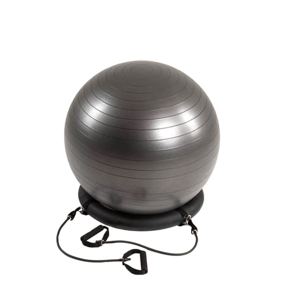 Swedish Posture Pilatesball med Treningsbånd – Ergonomisk Gymball med Pumpe for Hjemmetrening