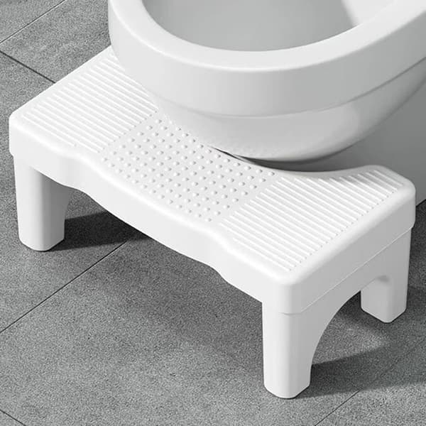 Toalettpall 40 x 21 cm - Halkfritt Squatting-steg för Badrum, Vid trög mage