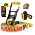 Miniatyrbild 1 av 2: Gibbon Bananalama XL Treewear Slackline - Gul - 25m